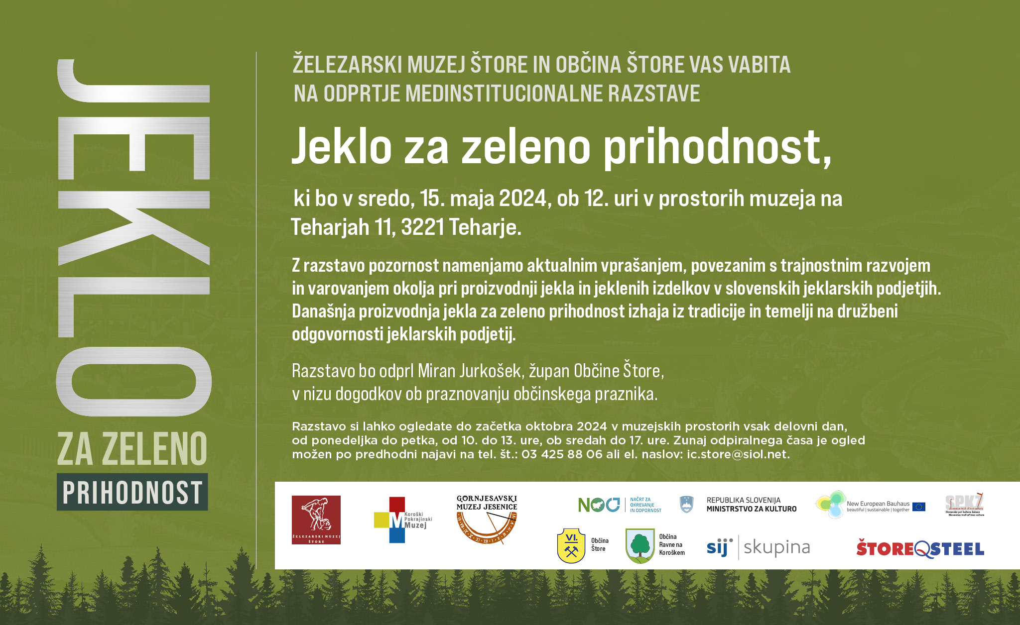 Jeklo za zeleno prihodnost Store-Vabilo